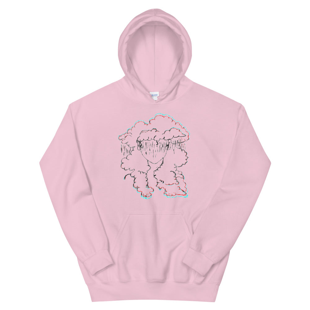 Unisex (Glitch In Mother Nature) Hooded Sweatshirt