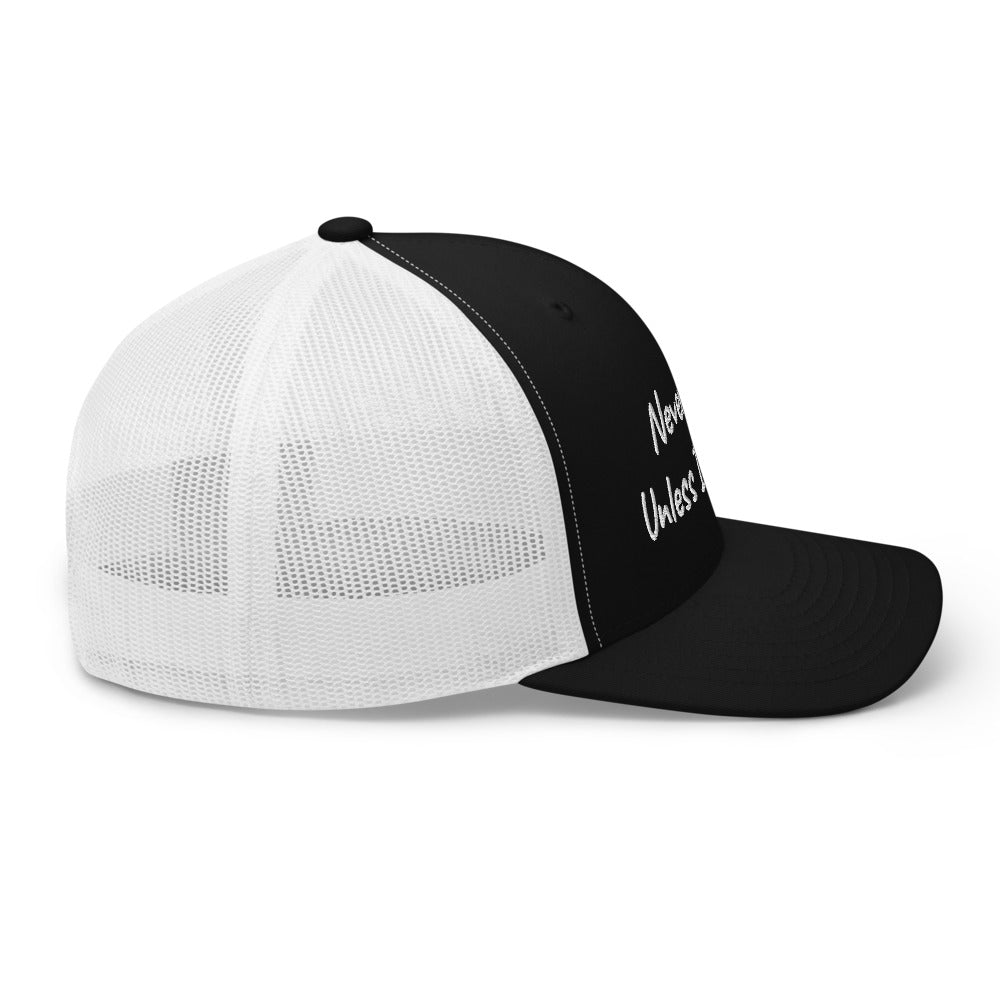 “Never Fold” Trucker Hat