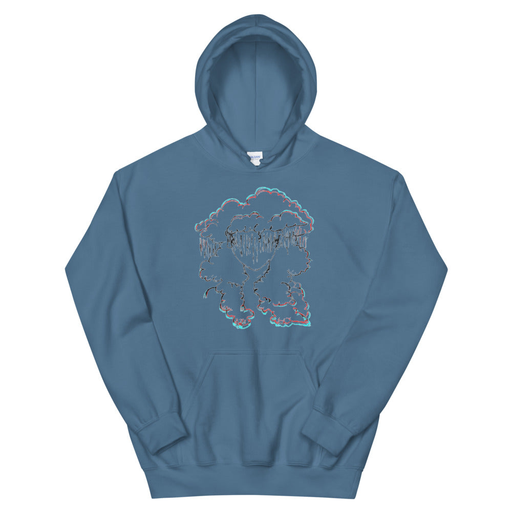 Unisex (Glitch In Mother Nature) Hooded Sweatshirt