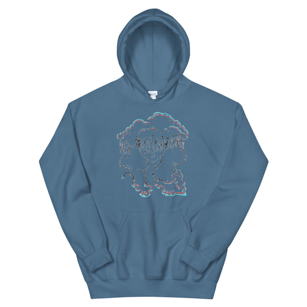 Unisex (Glitch In Mother Nature) Hooded Sweatshirt