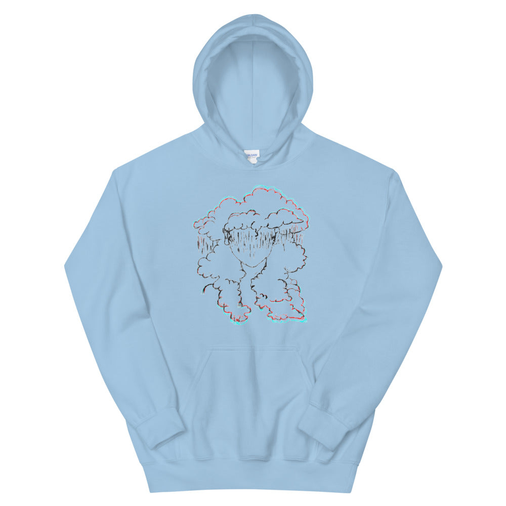 Unisex (Glitch In Mother Nature) Hooded Sweatshirt