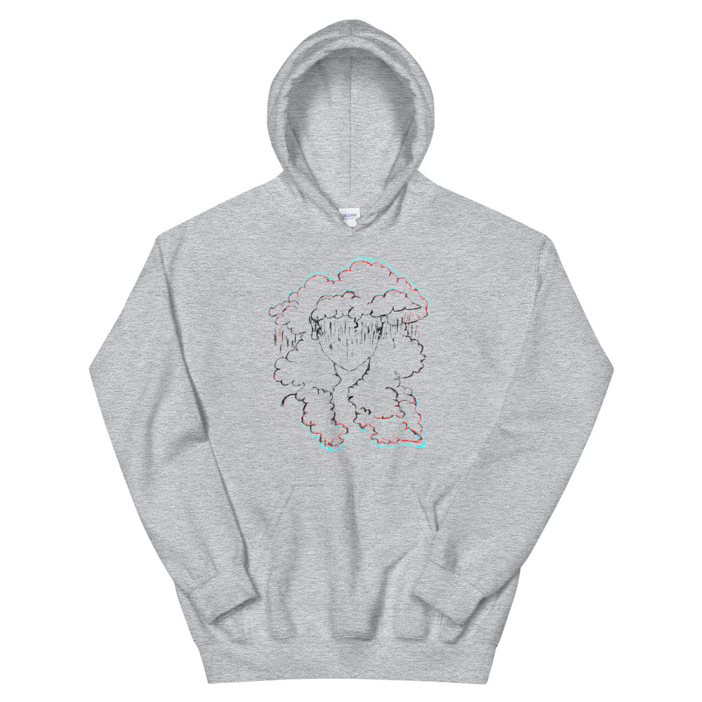 Unisex (Glitch In Mother Nature) Hooded Sweatshirt