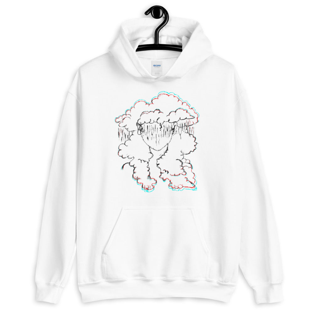 Unisex (Glitch In Mother Nature) Hooded Sweatshirt