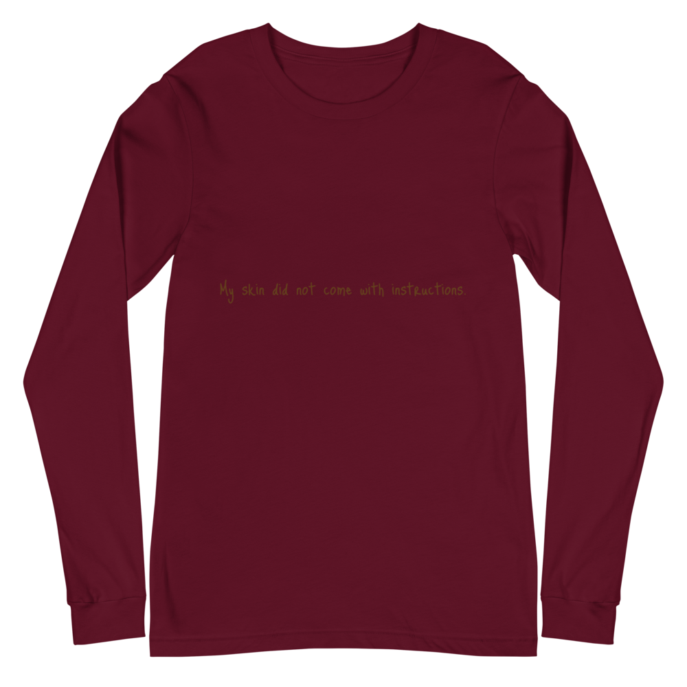“…Instructions” Unisex Long Sleeve Tee