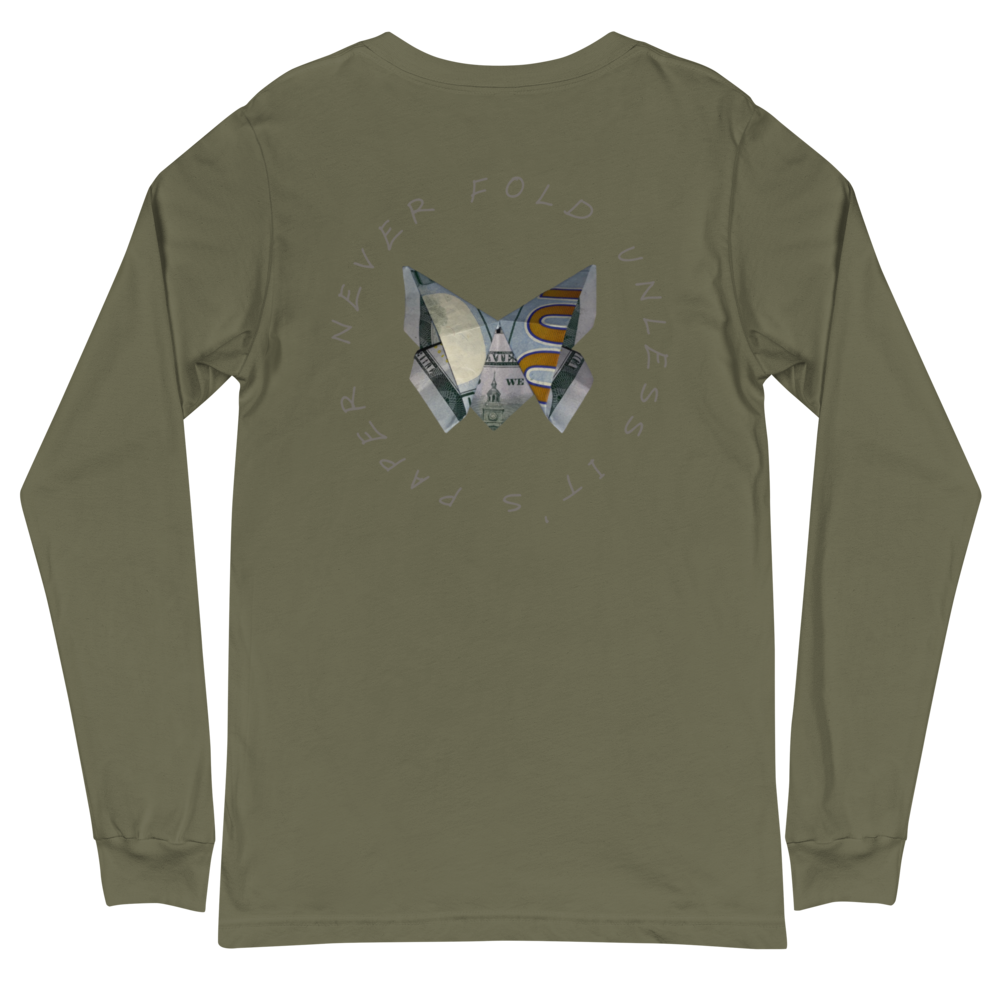 Unisex "Never Fold" Long Sleeve Tee