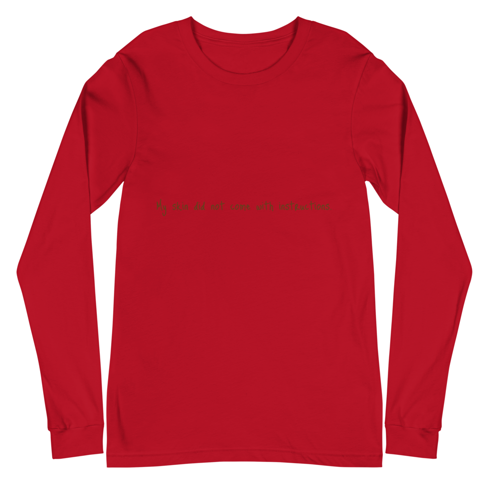 “…Instructions” Unisex Long Sleeve Tee