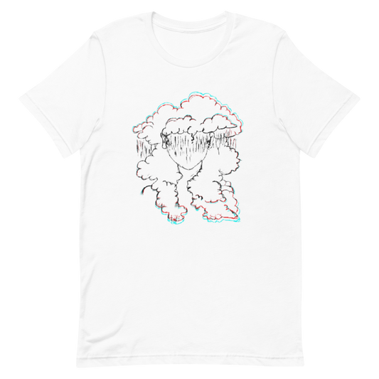 Short-Sleeve Mother Nature Glitch Unisex T-Shirt (Black)